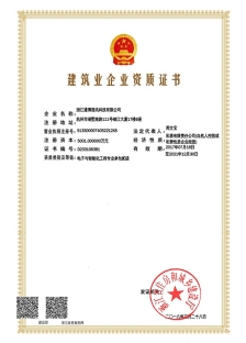 电子与智能化证书